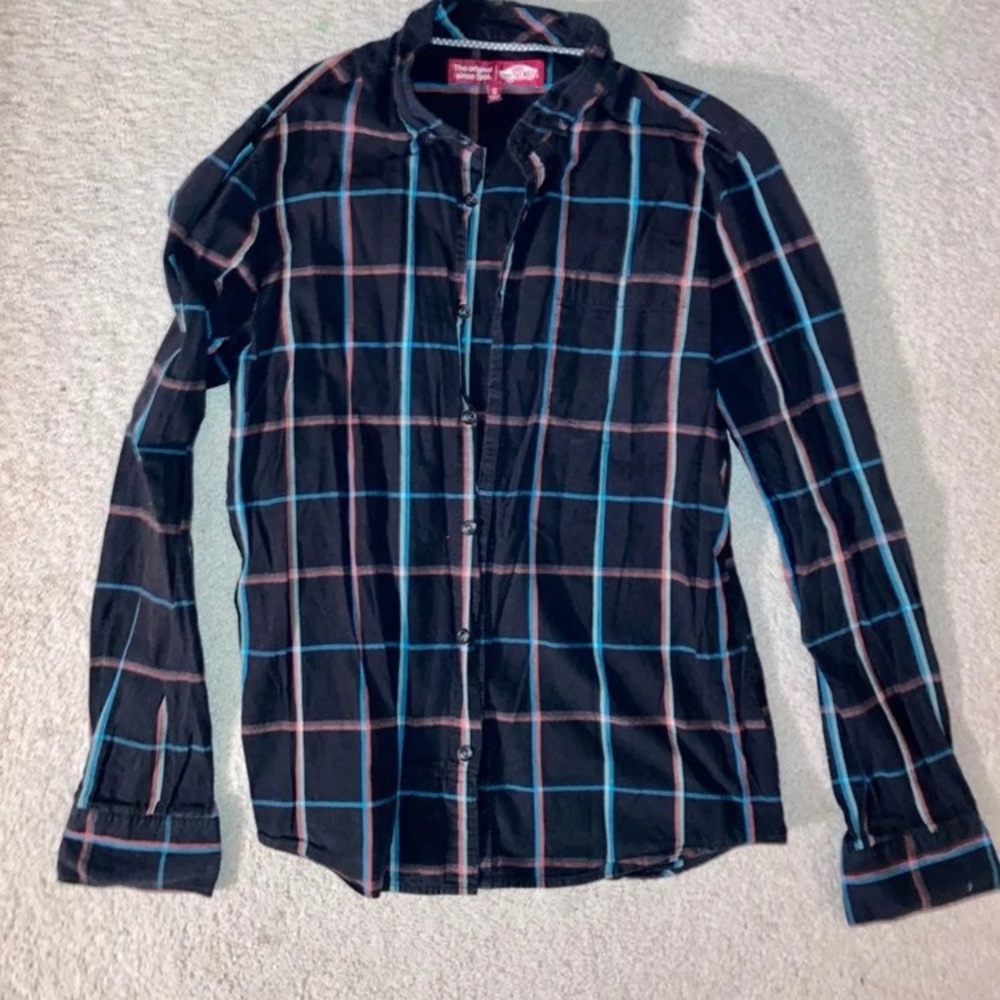 Vans button down long sleeve